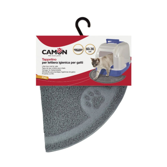 Camon Tappetino Lettiera Mezza Luna 60x36cm per Gatti