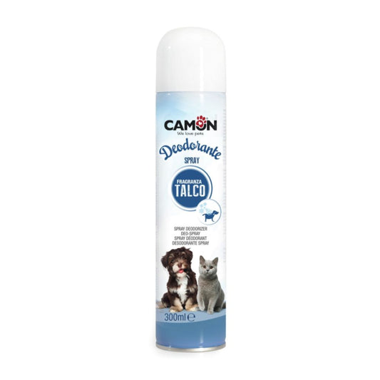 Camon Deodorante Spray al Talco 300ml Cani e Gatti