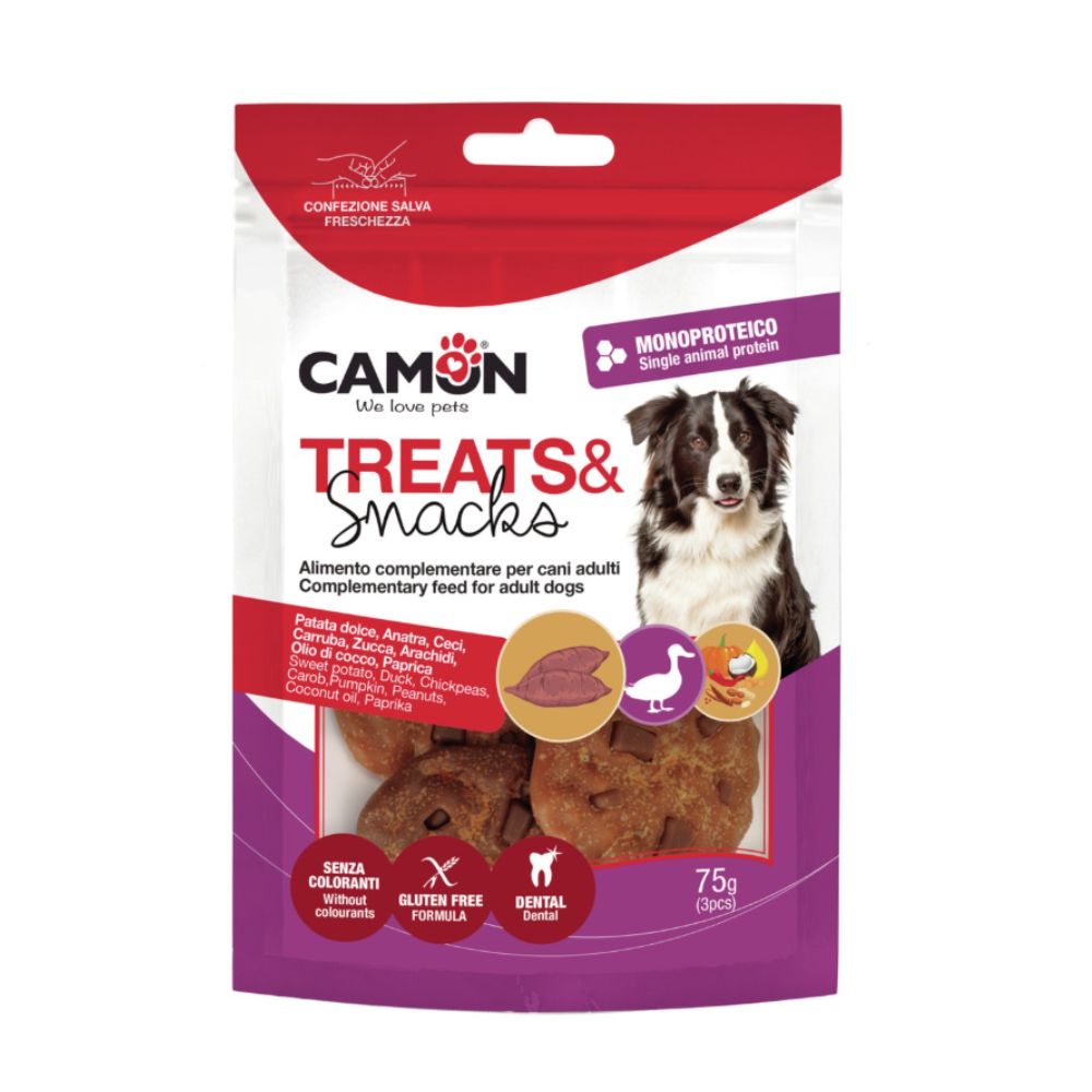 Camon Cookies in mix di gusti 75g Snack Cani