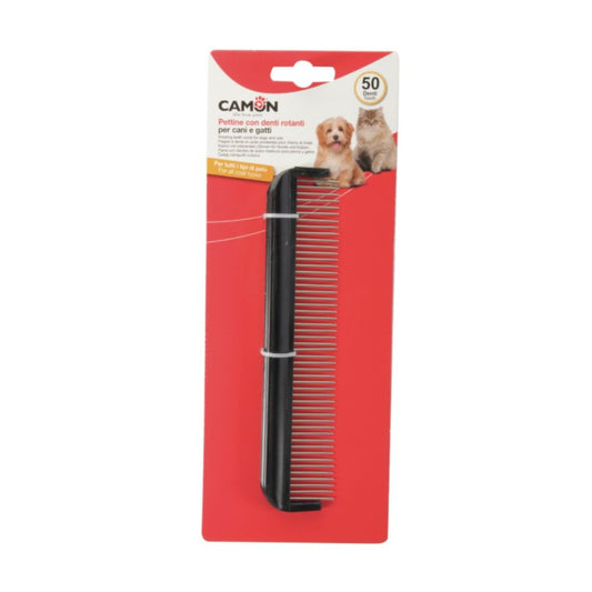 Camon Pettine lineare con denti rotanti per cani e gatti