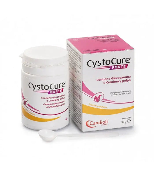 Candioli CystoCure Forte Polvere Appetibile 30g per Cani e Gatti Candioli
