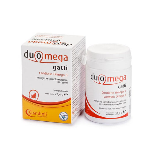 Duomega Gatti 500mg 30 Capsule Molli per Gatti