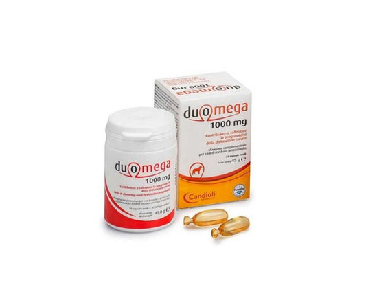 Duomega 1000mg 30 Capsule Molli per Cani Grandi Candioli