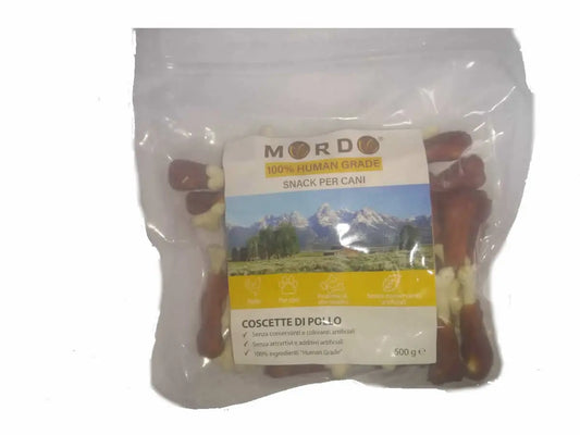 Mordo Coscette di Pollo Snack per Cani 500g - Animaliapet