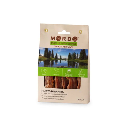 Mordo Filetto di Anatra 80g Snack per Cani - Animaliapet