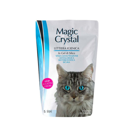 Magic Crystal Lettiera al Silicio 5l per Gatti - Animaliapet