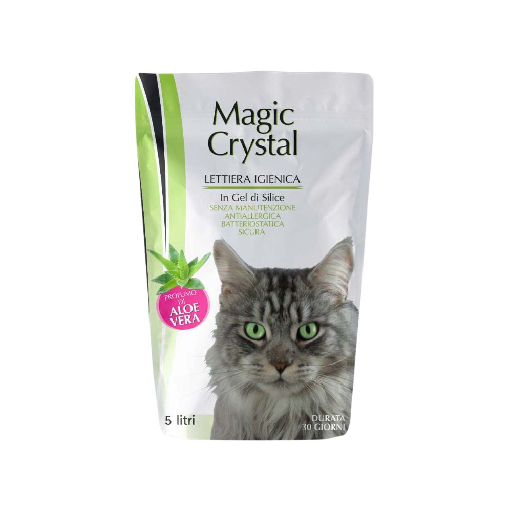 Magic Crystal Aloe Vera Lettiera al Silicio 5l per Gatti