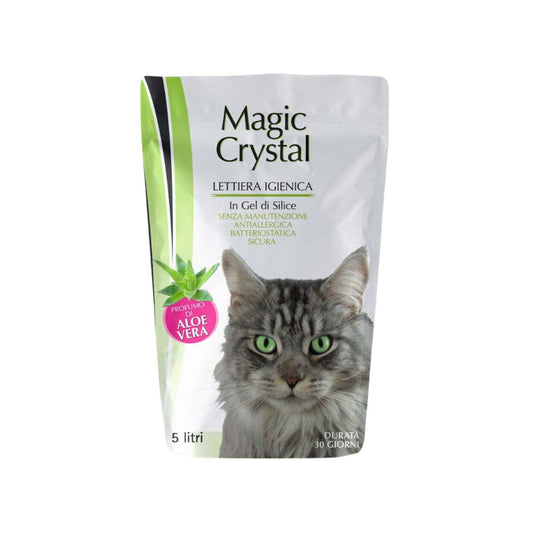 Magic Crystal Aloe Vera Lettiera al Silicio 5l per Gatti