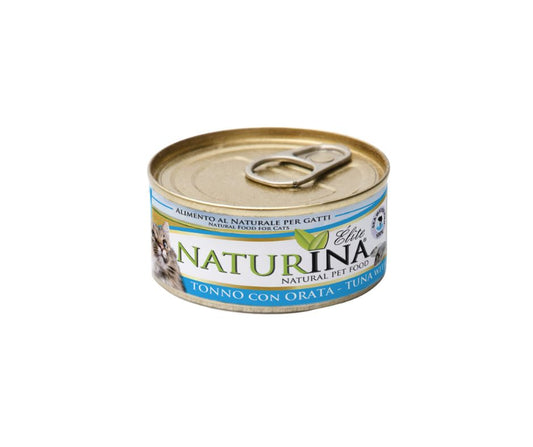 Naturina Elite Tonno e Orata 70g Lattina Gatti - Animaliapet