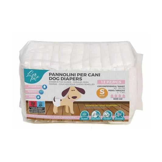 Leopet PannolinI per Cani Femmine S 12Pz