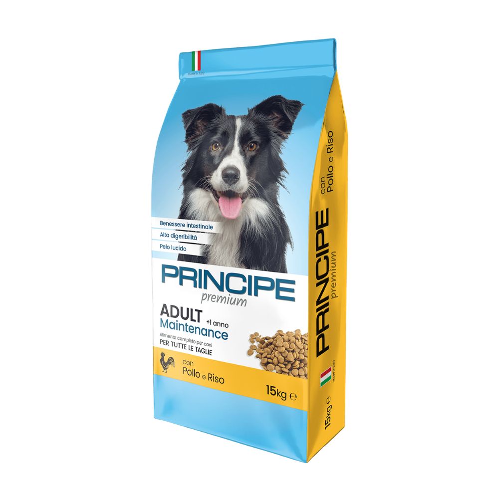 Principe Premium Pollo e Riso 15kg Crocchette Cani Adult