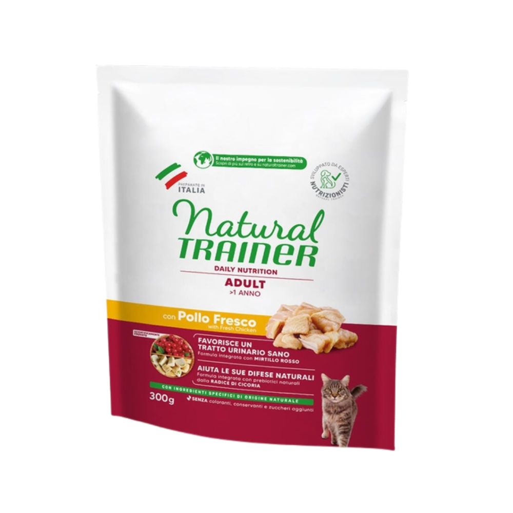 Trainer Natural Cat Pollo 300g Crocchette Gatti Adulti