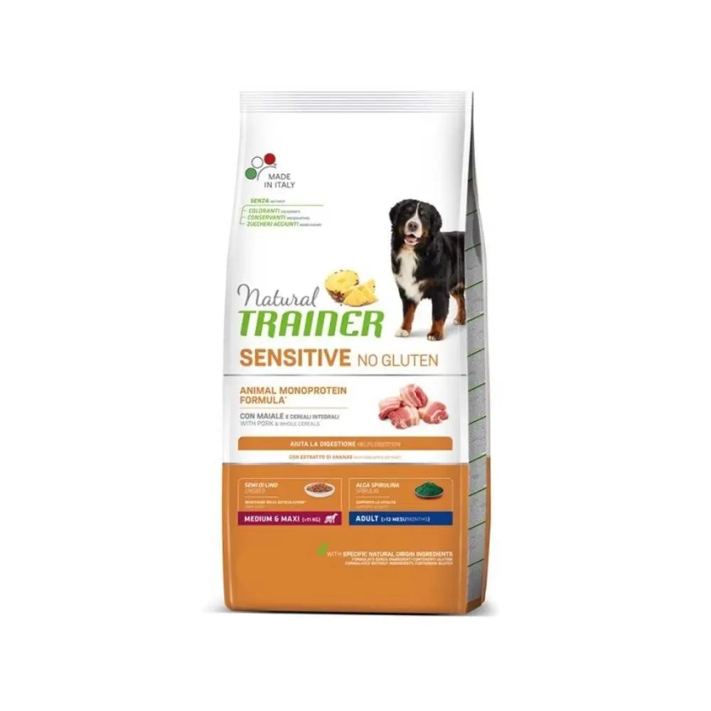 Trainer Sensitive Maiale Medium Maxi 3Kg Crocchette Cani AdultiCrocchette CaniAnimaliapet