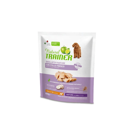 Trainer Natural Mature Pollo 800g Small e Toy Crocchette Cani Anziani - Animaliapet