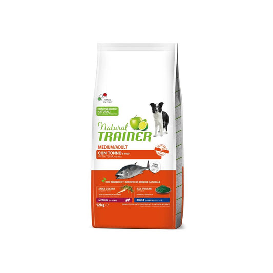 Trainer Natural Tonno 12Kg Crocchette Cani Medium Adult
