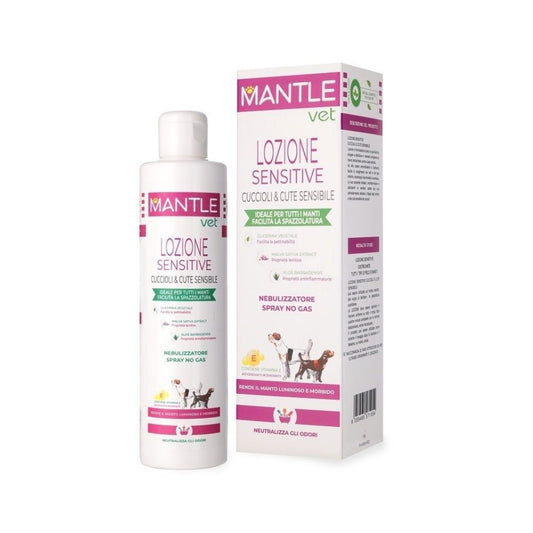 Pharmarei Mantle Vet Lozione Sensitive per Cani Cuccioli e Cute Sensibile 250ml