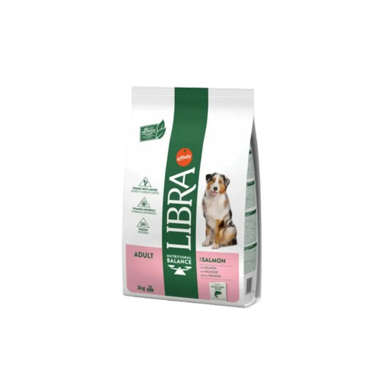 Libra Adult Con Salmone Crocchette 3Kg Cani Adulti - Animaliapet