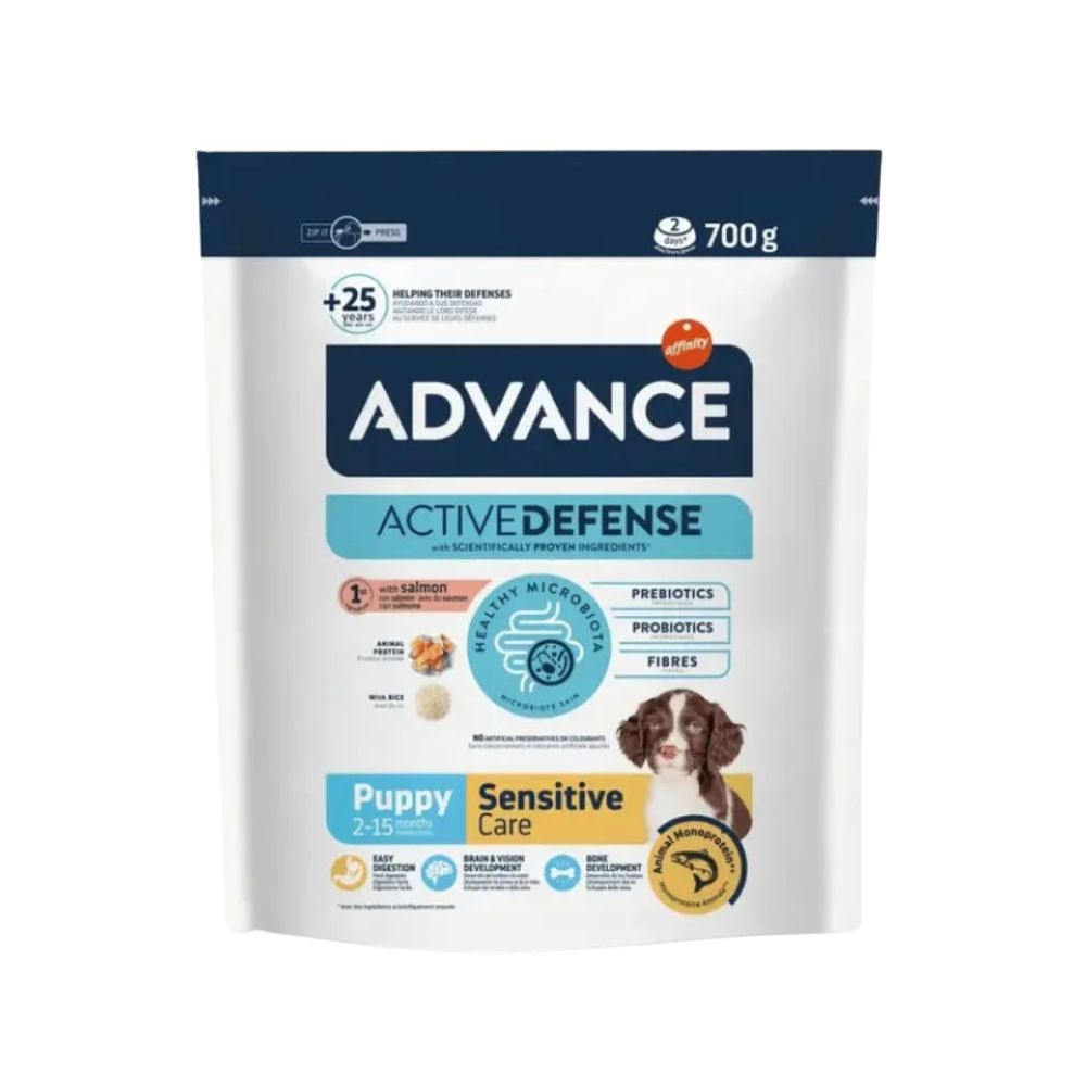 Advance Sensitive Puppy con Salmone 700g Crocchette Cani Cuccioli