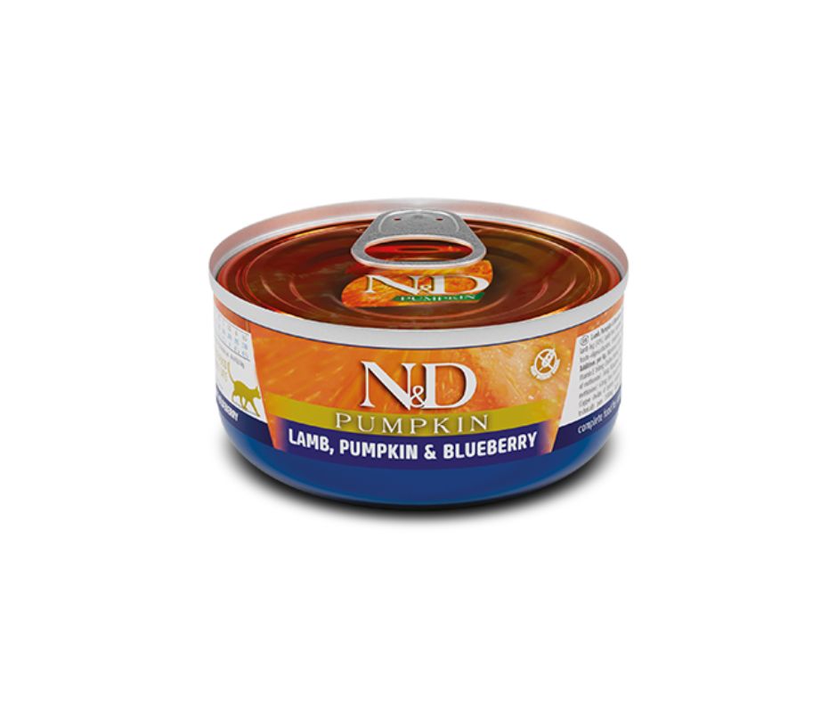 Farmina N&D Pumpkin Agnello zucca Mirtillo Lattina 70g Gatti Adulti - Animaliapet