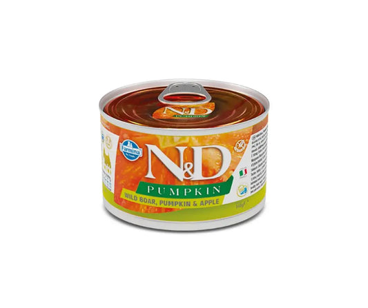 Farmina N&D Pumpkin Cinghiale Zucca Mela 140g Lattina Cani AdultiLattina Umido CaniAnimaliapet