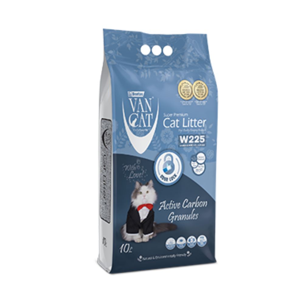 VanCat Carboni Attivi Lettiera Agglomerante 10kg Gatti e Gattini
