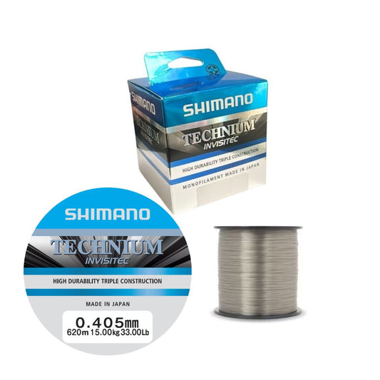 Shimano Technium Invisitec A Mono 0.405mm 620m 15.00kg Colore Grigio