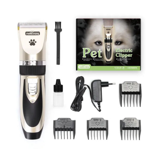 Nobleza Tosatrice Elettrica Colore Oro per Cani e Gatti