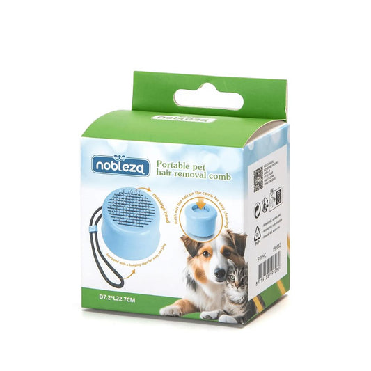 Nobleza Pettine rimuovipelo portatite per Cani e Gatti Ø7cm