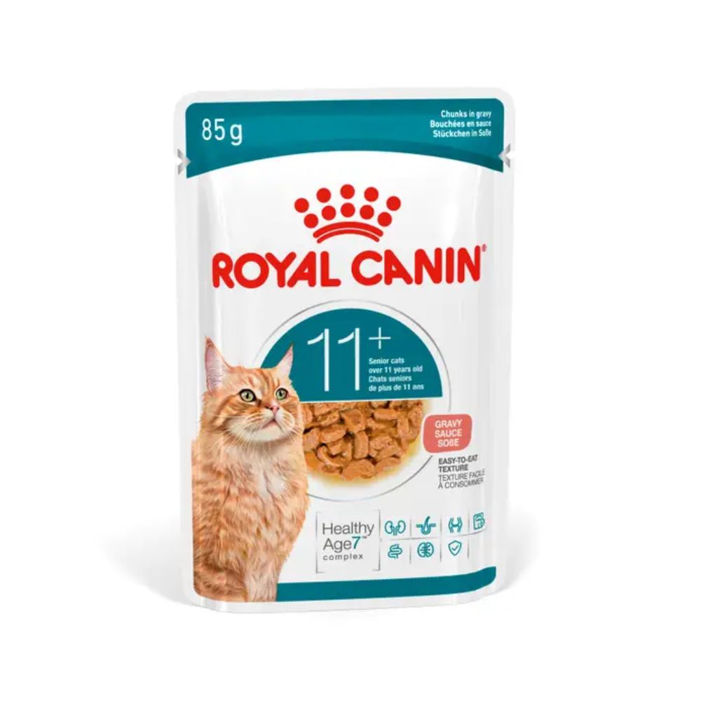 Royal Canin Ageing 11+ Gravy Bocconcini in Salsa 85g Bustina Gatti Anziani