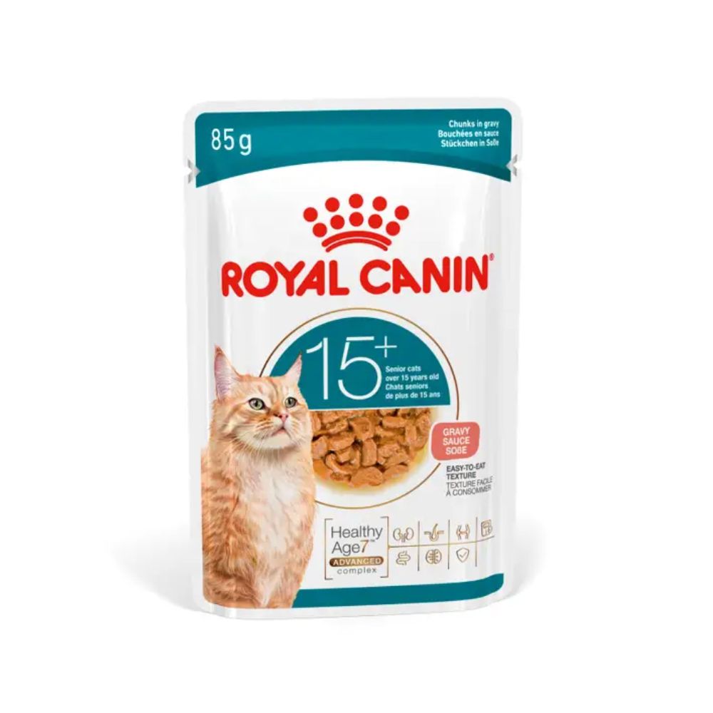 Royal Canin Ageing 15+ Gravy Bocconcini in Salsa 85g Bustina Gatti Anziani