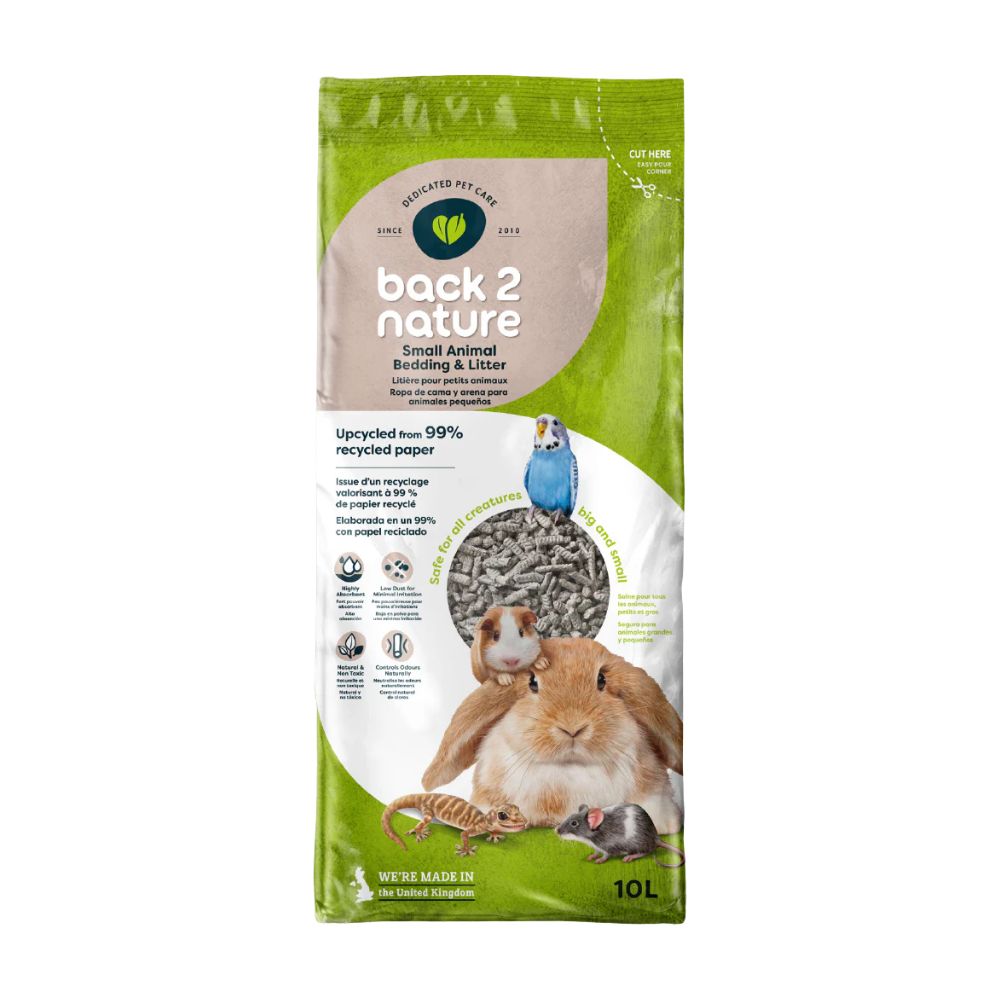 Back 2 Nature Lettiera per roditori e piccoli animali 10l Lettiere Uccelli e Roditori