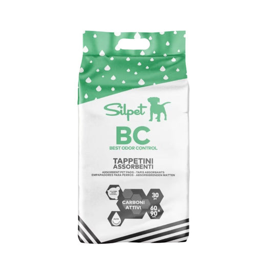 Silpet Best Odor Control Tappetini Assorbenti Carboni Attivi 60x90cm 30pz Tappetini Igienici (Copia)