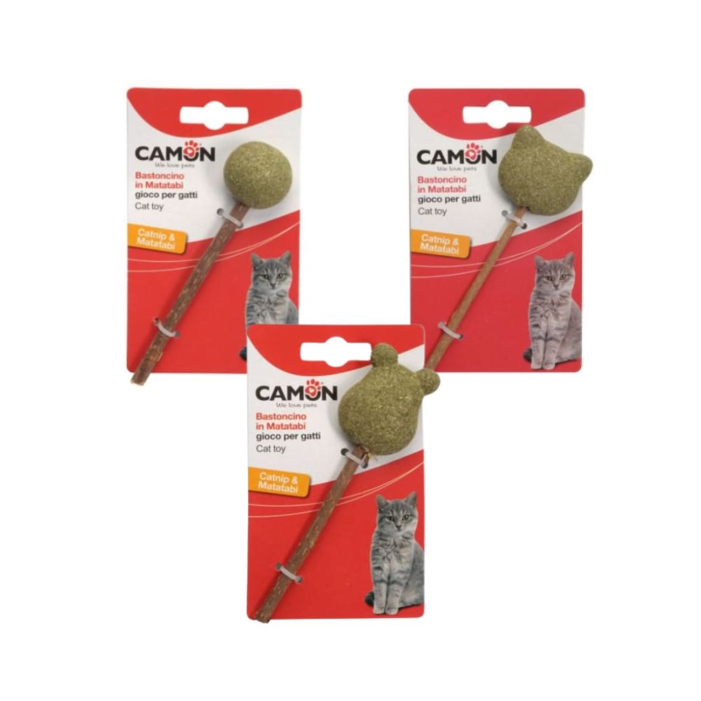 Camon Gioco in Matatabi e Catnip per Gatti 14cm Varie Forme 1 Singolo Pezzo