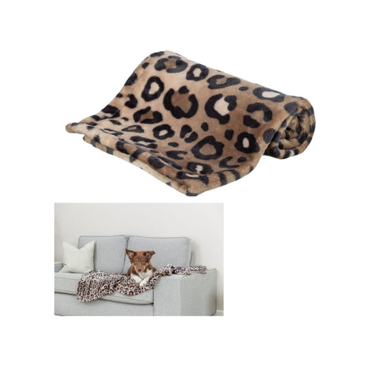 Trixie Coperta Leo Marrone 70x50cm Per Cani e Gatti