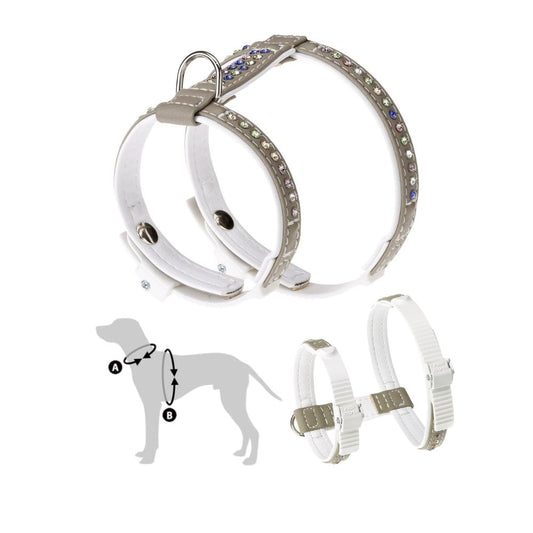 Ferplast Lux Pettorina Tortora TG. S per Cani