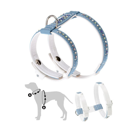 Ferplast Lux Pettorina Turchese TG. L per Cani