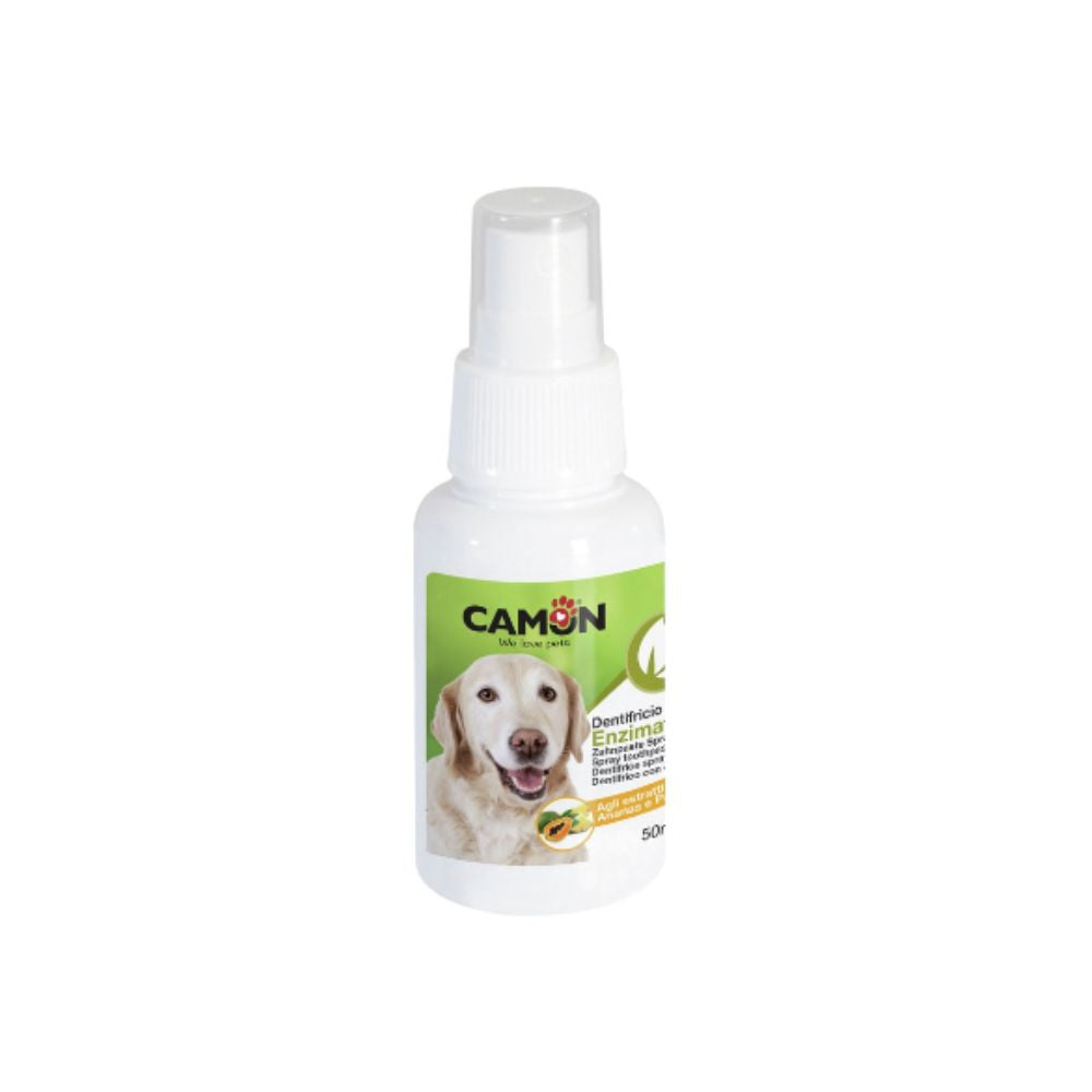 Camon Dentifricio Spray Enzimatico 50g per Cani