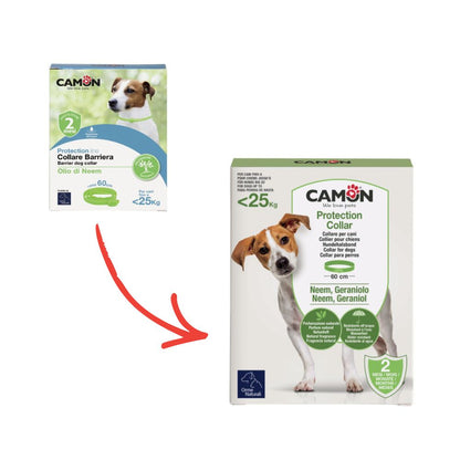 Camon Collare Barriera per Cane Olio di Neem <25kg