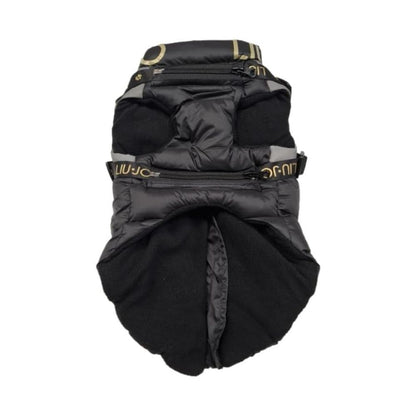 Liu Jo Piumino con Pettorina Integrata Colore Nero per Cani TG.XS 23/26cm