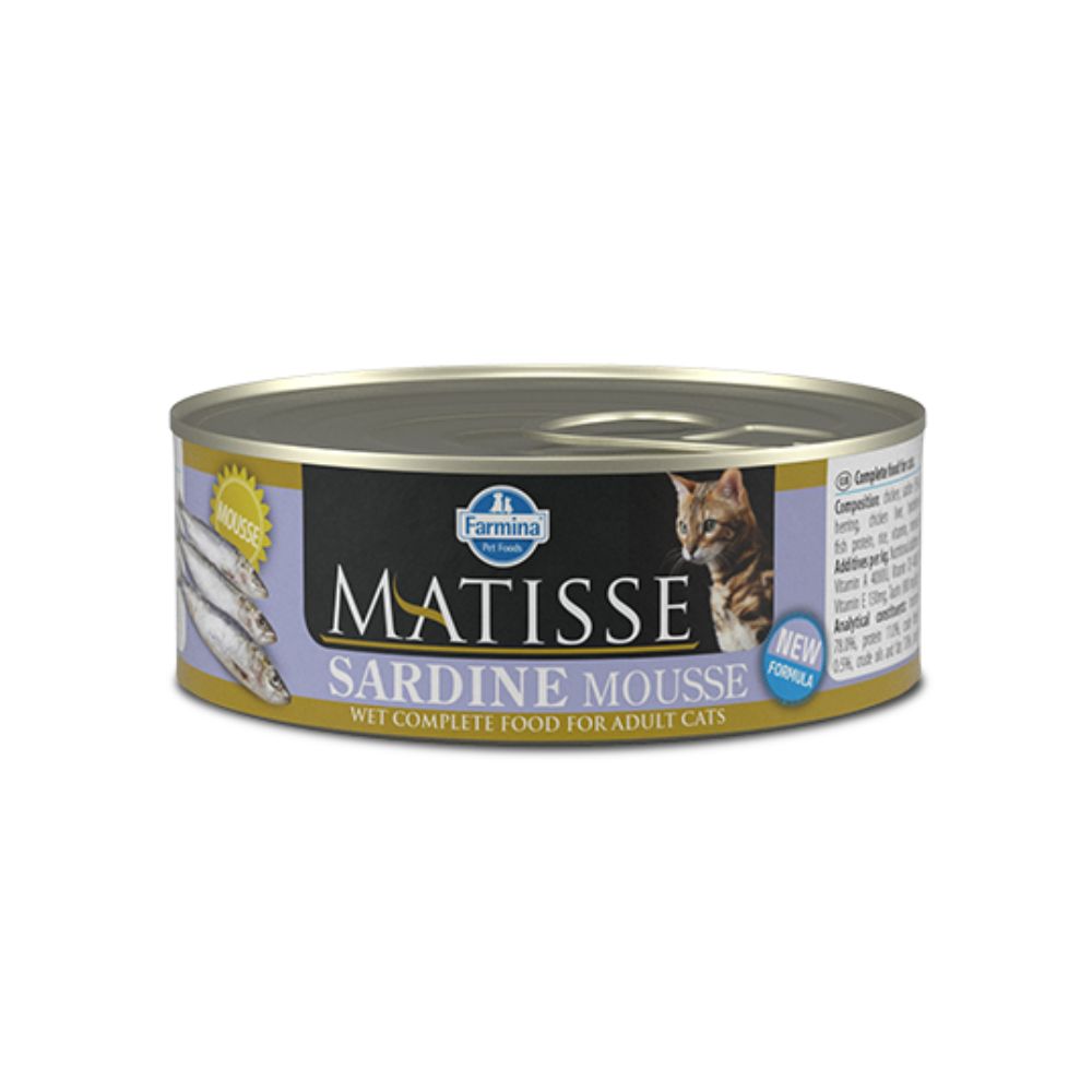 Farmina Matisse Mousse Sardine 85g Lattina Gatti Adulti