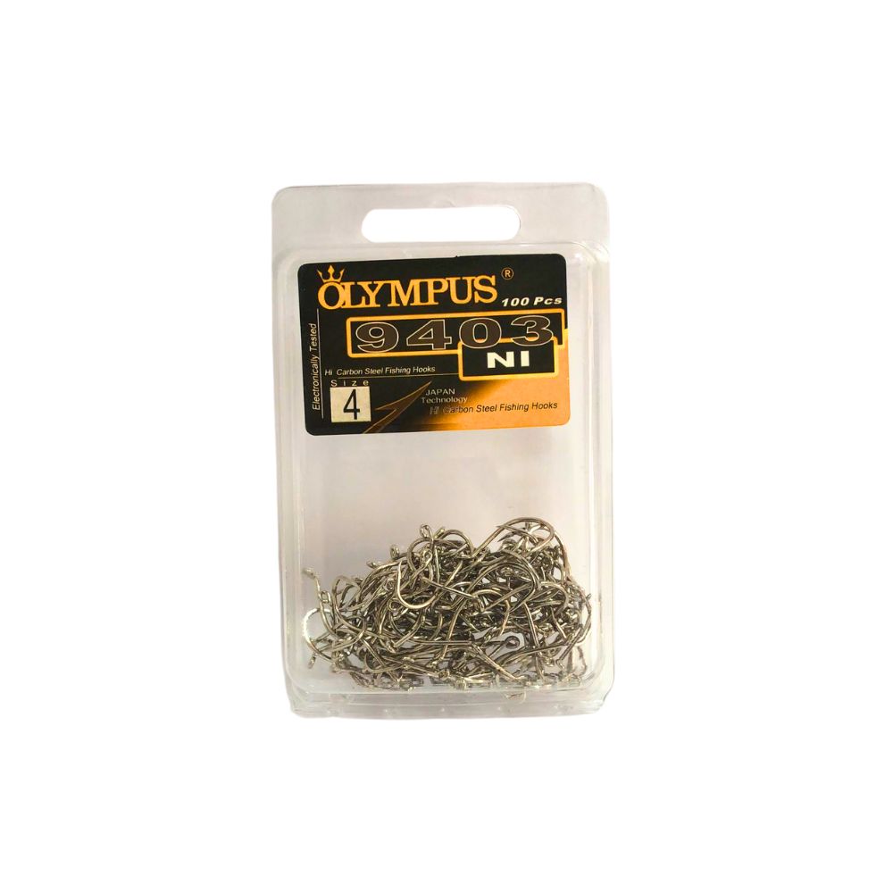 Olympus 9403NI TG. 4 100Pezzi Ami per la Pesca