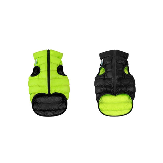 AiryVest Piumino Revers Verde/Nero L65 cm per Cani