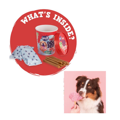 Smoofl Dog Ice Water Melon Miscela per Gelato Cani Gusto Anguria Snack Cani