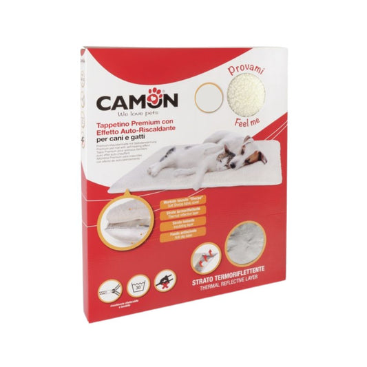 Camon Tappetino con effetto auto-riscaldante 64x49cm per Cani e Gatti