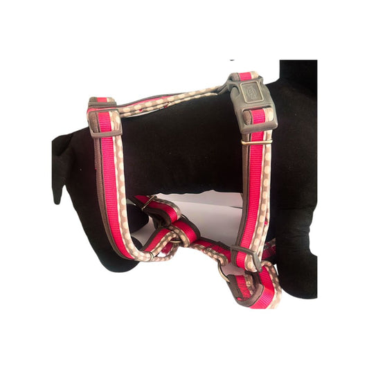 Trixie Pettorina Freshline Spot Rosa/Grigio Pois L-XL 75-100cm/25mm