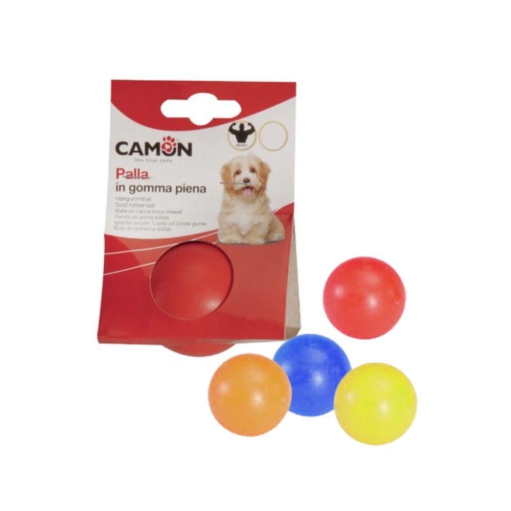 Camon Palla Gomma Piena Ø 8cm Gioco per Cani e Cuccioli