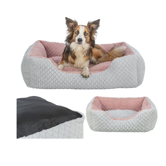 Trixie Cuccia Kaline Mio Grigio/Rosa 80x65cm per Cani e Gatti