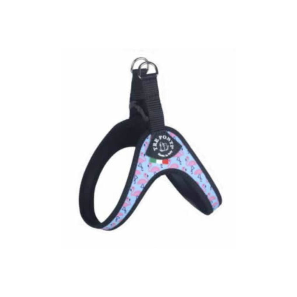 Tre Ponti Pettorina Easy Fit Fenicotteri Mis. 1,5 Cani e Cuccioli