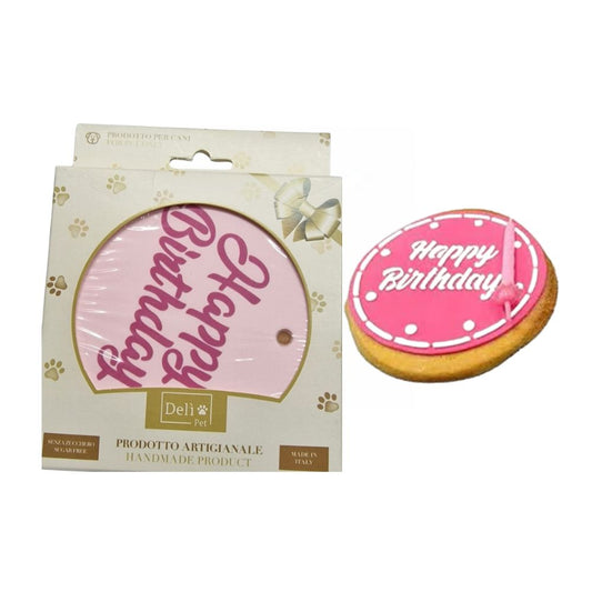 DelìPet Torta Rosa Happy Birthday Snack Cane 110g