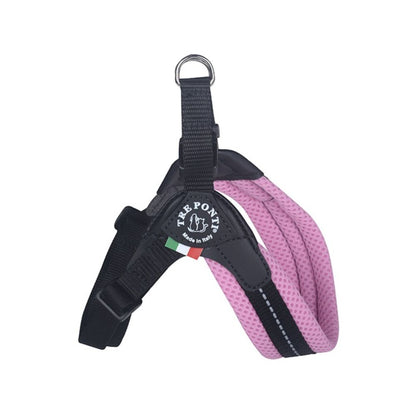 Tre Ponti Pettorina Easy Fit Rete Rosa Pastello Mis. 2,5 Cani e Cuccioli